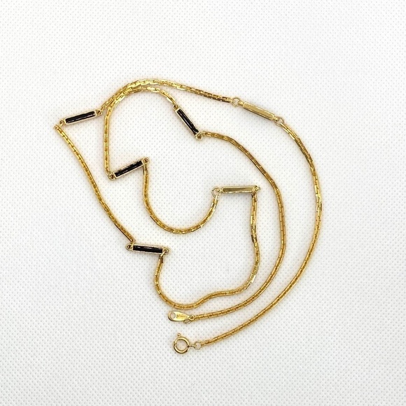 Necklace Jewelry Gold Tone 27” Long Chain - Picture 6 of 6